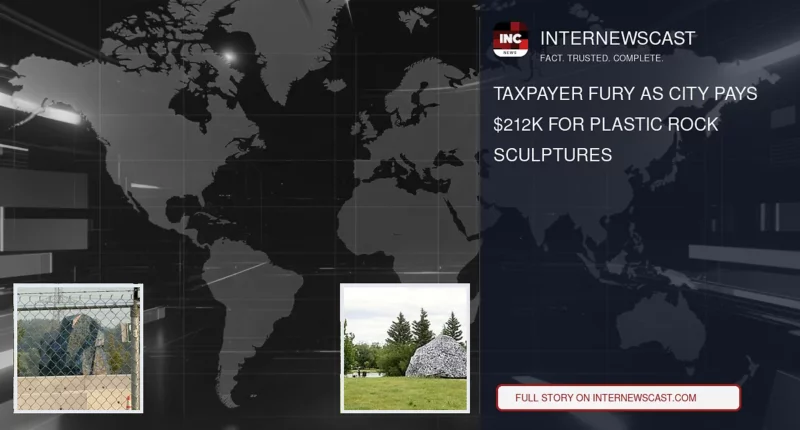 Taxpayer Fury as City Pays $212K for Plastic Rock Sculptures - Internewscast Journal