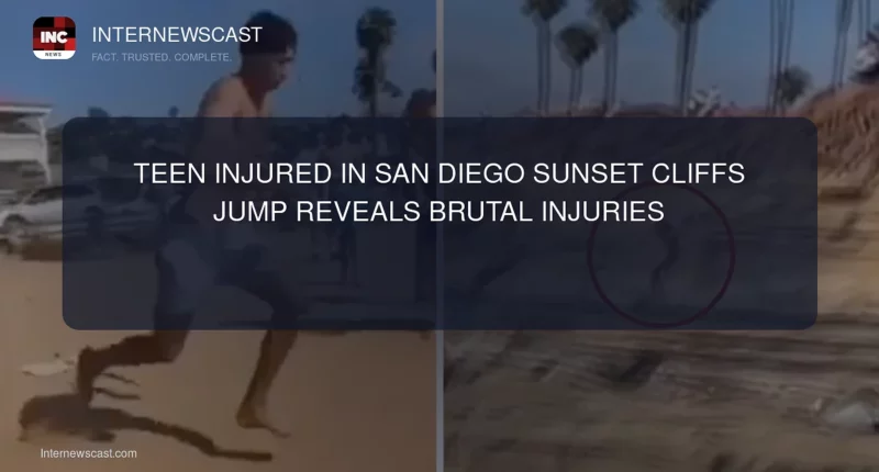 Teen Injured in San Diego Sunset Cliffs Jump Reveals Brutal Injuries - Internewscast Journal