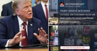 Trump Orders New Signs Outside Smithsonian Museum Amid Dispute Over American History Exhibits - Internewscast Journal