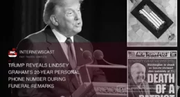 Trump Reveals Lindsey Graham’s 20-Year Personal Phone Number During Funeral Remarks - Internewscast Journal