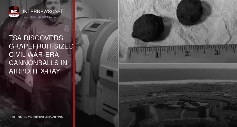 TSA Discovers Grapefruit-Sized Civil War-Era Cannonballs in Airport X-Ray - Internewscast Journal