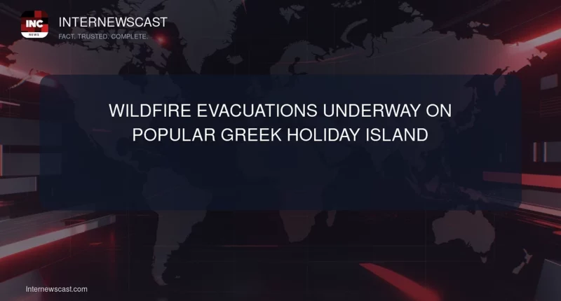 Wildfire Evacuations Underway on Popular Greek Holiday Island - Internewscast Journal