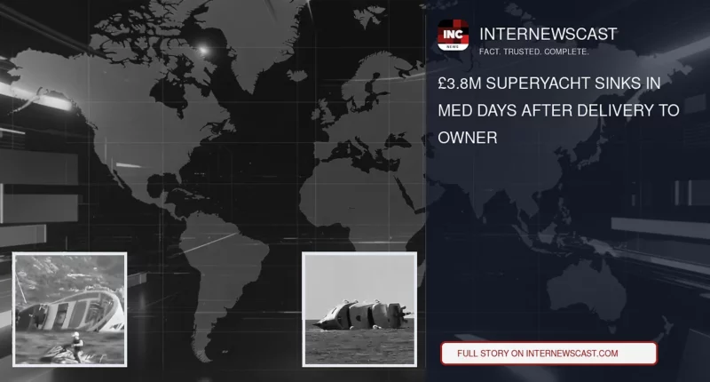 £3.8m Superyacht Sinks in Med Days After Delivery to Owner - Internewscast Journal