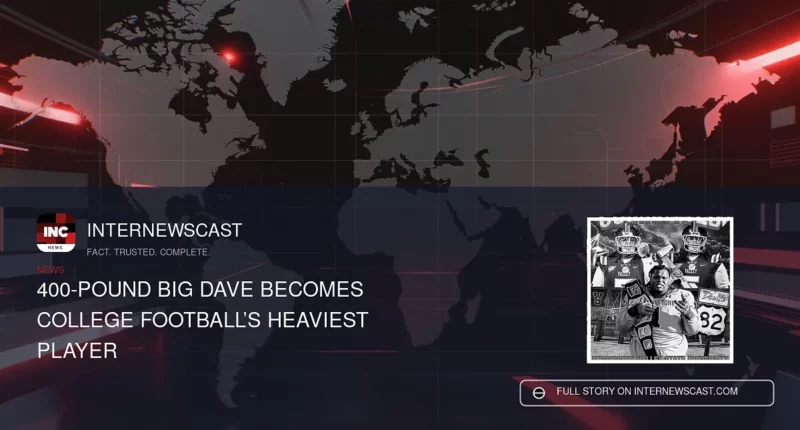 400-Pound Big Dave Becomes College Football’s Heaviest Player - Internewscast Journal