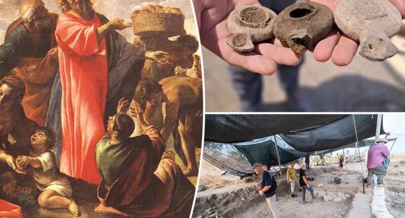 Archaeologists find trove at site where Jesus performed miracles