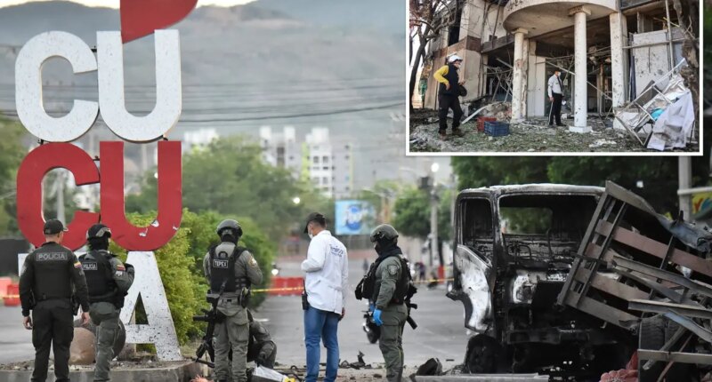 Colombian rebels injure 11 during truck bombing in Cucuta