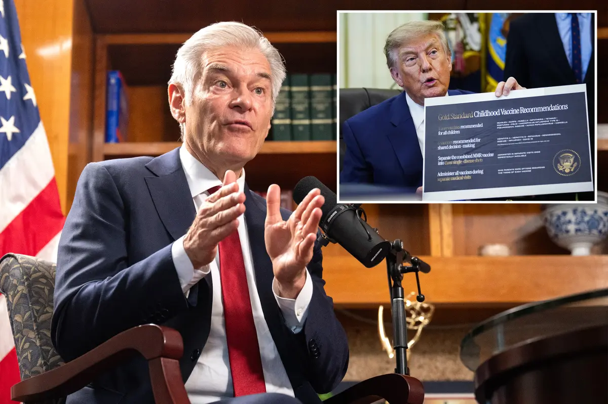 Dr. Oz Says MMR Vaccine Is Not Lethal After Trump Remark