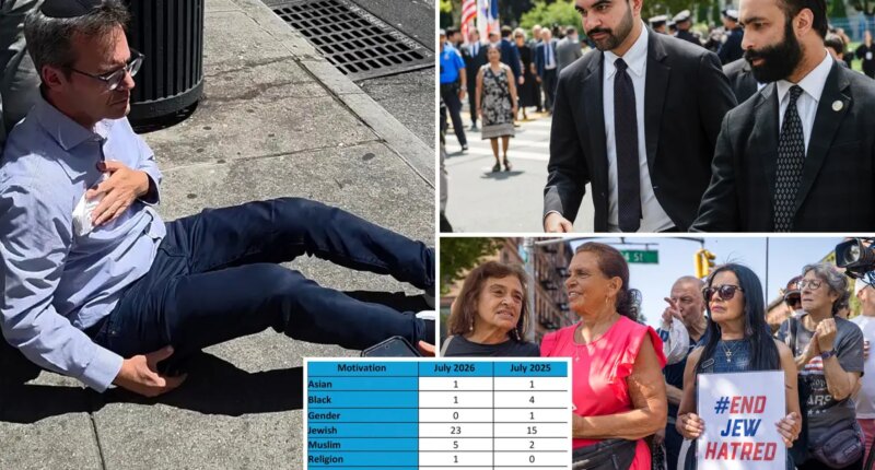Hate crimes soar in NYC under Mamdani — even as major crime tumbles overall