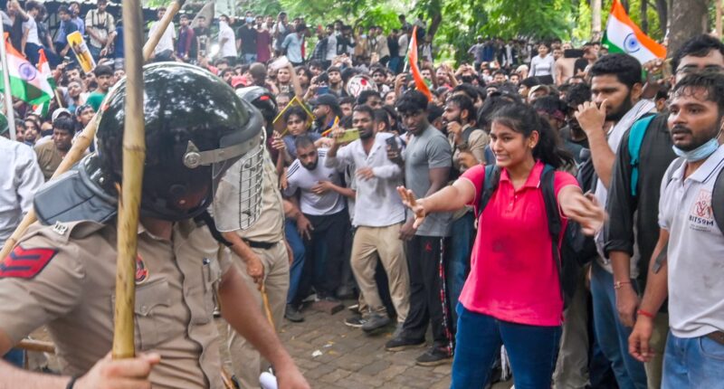 India exam leak sparks protests over jobs crisis and pressures Modi