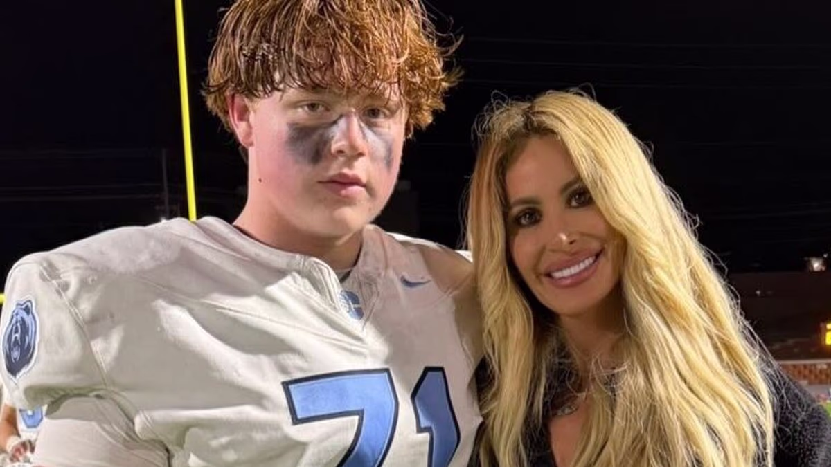 Kim Zolciak’s Ex Kroy Picks Up Son’s Football Jersey After Arrest