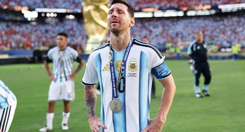 Lionel Messi says he is retiring from the Argentina national soccer team: