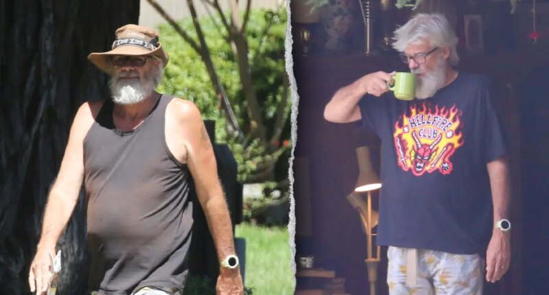 Lynette Hooker’s husband Brian rummages through trash on California streets months after wife’s disappearance