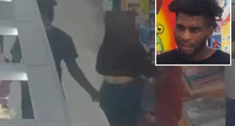 Man gropes woman pushing child in cart at California Target
