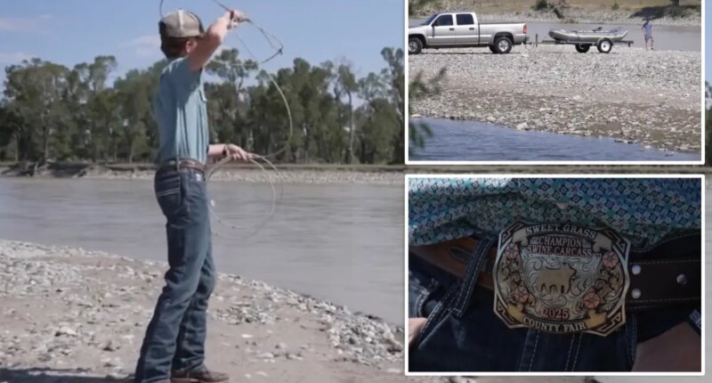 Montana teen uses lasso to rescue person drowning in Yellowstone River