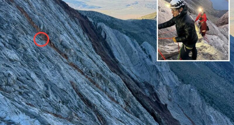 Sierra Nevada hiker trapped on 6-inch ledge 10,000 foot up California mountain