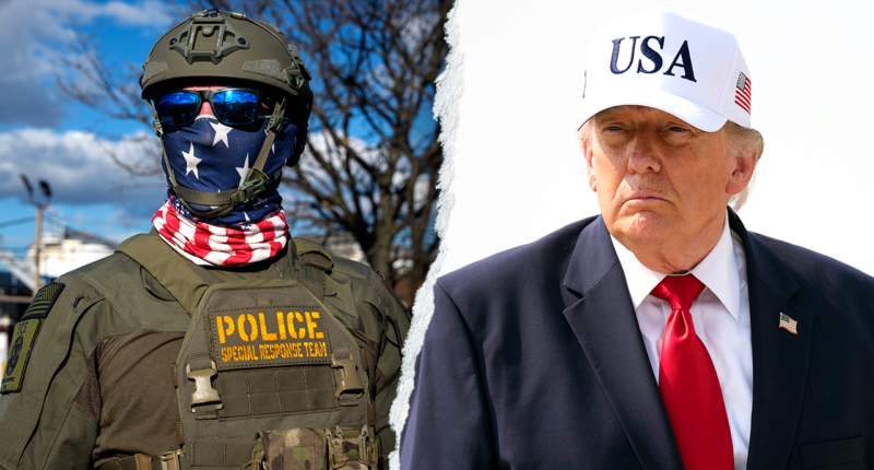 Trump administration's immigration push fuels ICE's biggest arrest month in agency history