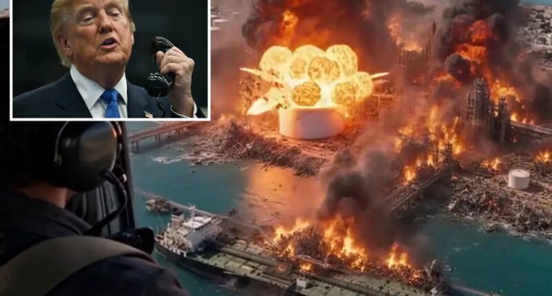 Trump posts AI-generated video of Iran's Kharg Island 'blown to smithereens' hours after first US strikes in a month
