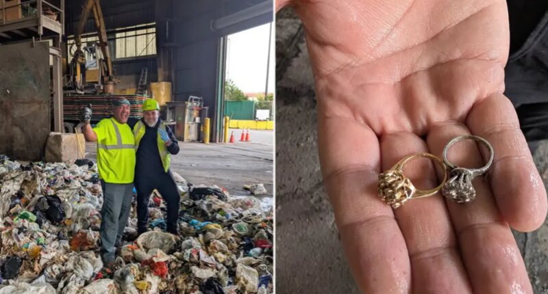 Two heirloom rings accidentally lost in 20,000 pounds of NYC garbage -- here's how Sanitation helped recover them