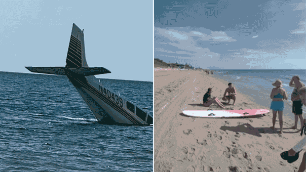 Video: 23-Year-Old Pilot Swims Away From Florida Water Landing