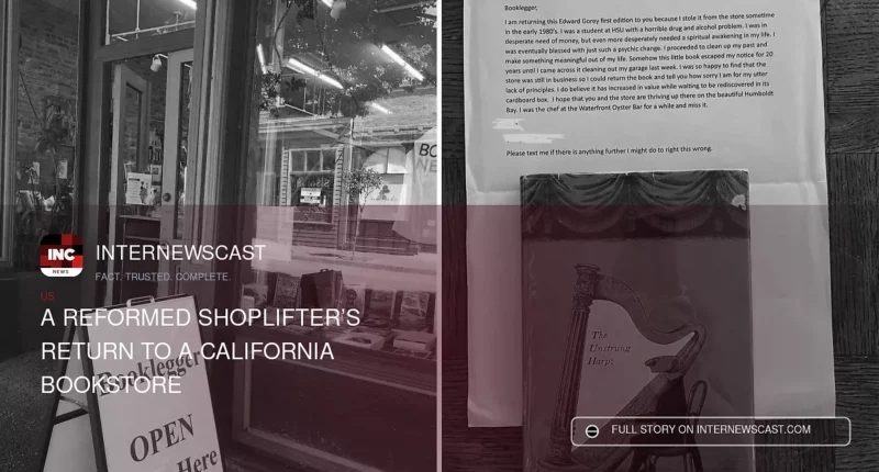 A Reformed Shoplifter’s Return to a California Bookstore - Internewscast Journal