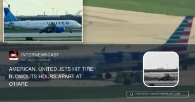 American, United Jets Hit Tire Blowouts Hours Apart at O’Hare - Internewscast Journal