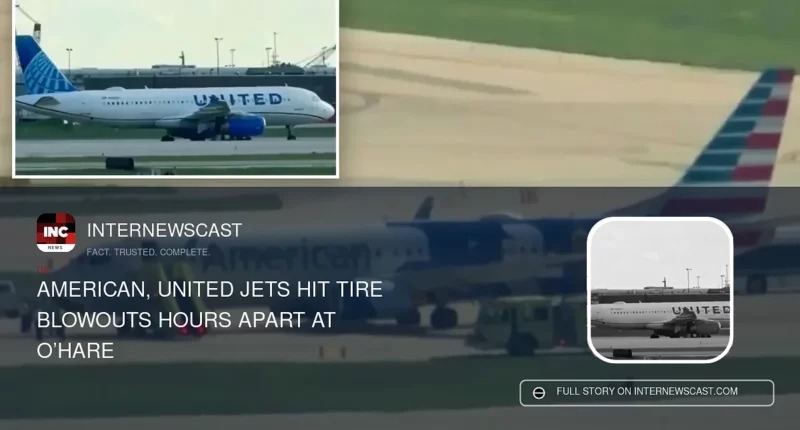 American, United Jets Hit Tire Blowouts Hours Apart at O’Hare - Internewscast Journal