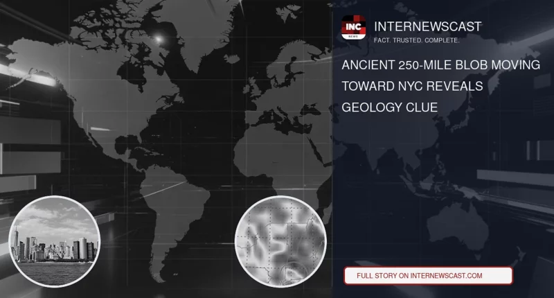 Ancient 250-Mile Blob Moving Toward NYC Reveals Geology Clue - Internewscast Journal