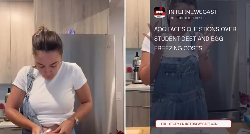 AOC Faces Questions Over Student Debt and Egg Freezing Costs - Internewscast Journal