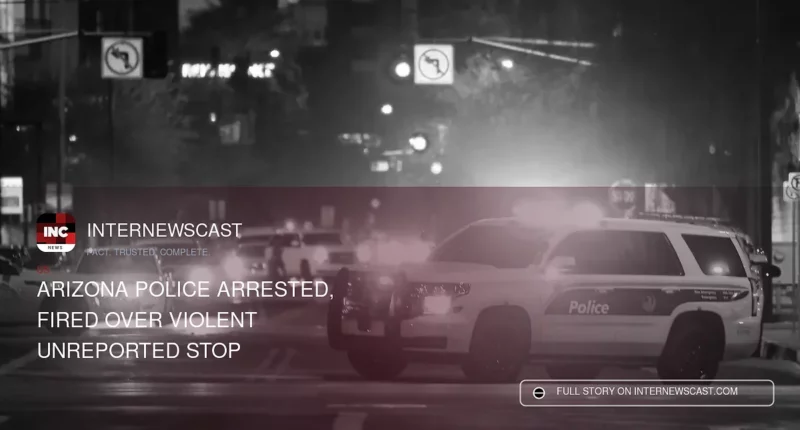 Arizona Police Arrested, Fired Over Violent Unreported Stop - Internewscast Journal
