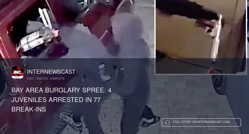 Bay Area Burglary Spree: 4 Juveniles Arrested in 77 Break-Ins - Internewscast Journal