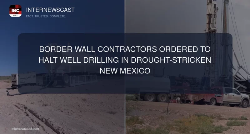 Border Wall Contractors Ordered to Halt Well Drilling in Drought-Stricken New Mexico - Internewscast Journal