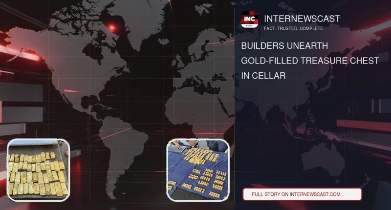 Builders Unearth Gold-Filled Treasure Chest in Cellar - Internewscast Journal