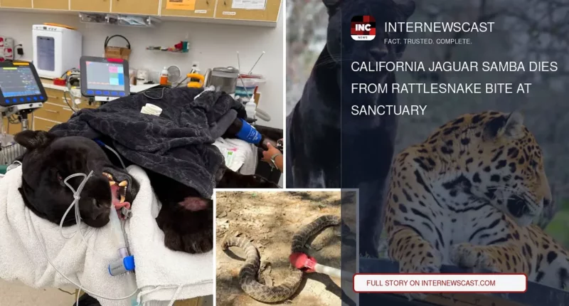 California Jaguar Samba Dies From Rattlesnake Bite at Sanctuary - Internewscast Journal