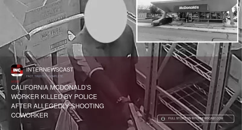 California McDonald’s Worker Killed by Police After Allegedly Shooting Coworker - Internewscast Journal