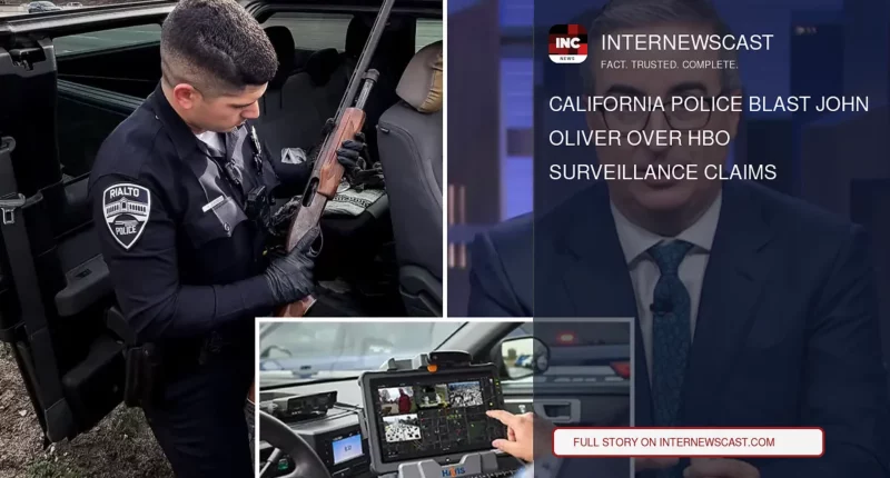 California Police Blast John Oliver Over HBO Surveillance Claims - Internewscast Journal