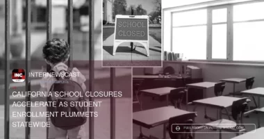 California School Closures Accelerate as Student Enrollment Plummets Statewide - Internewscast Journal