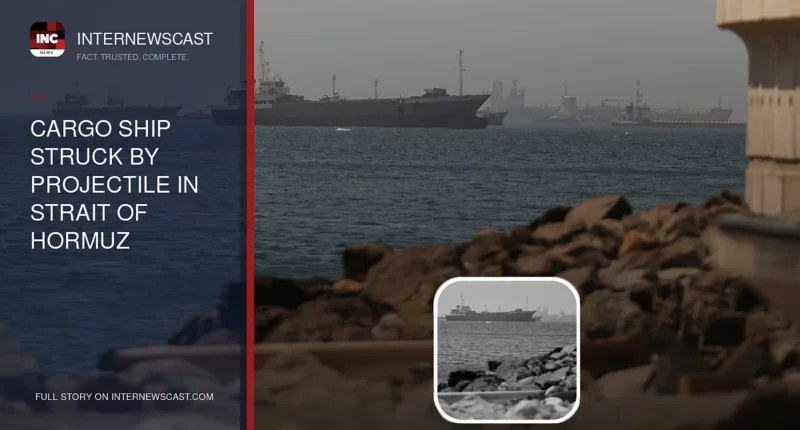 Cargo Ship Struck by Projectile in Strait of Hormuz - Internewscast Journal