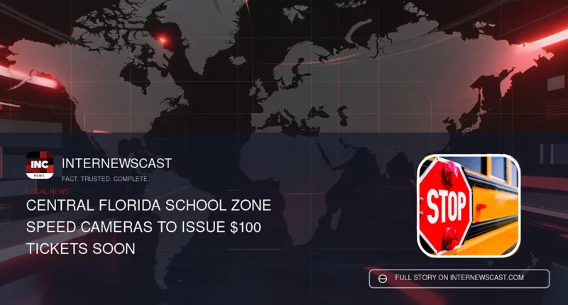 Central Florida School Zone Speed Cameras to Issue $100 Tickets Soon - Internewscast Journal