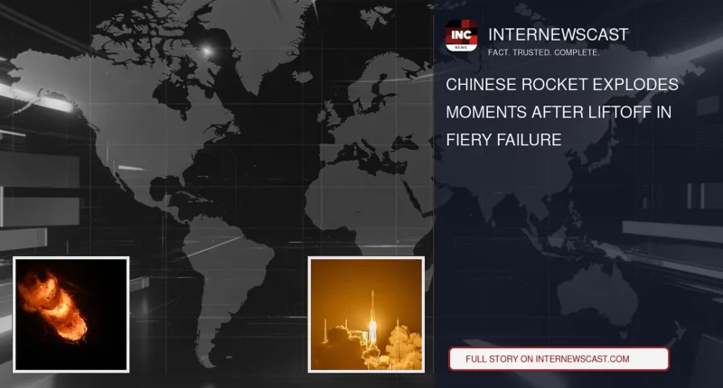 Chinese Rocket Explodes Moments After Liftoff in Fiery Failure - Internewscast Journal