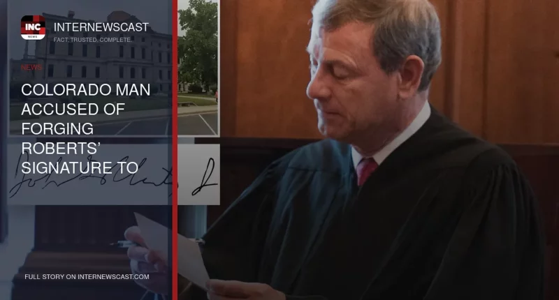 Colorado Man Accused of Forging Roberts’ Signature to Toss Case - Internewscast Journal