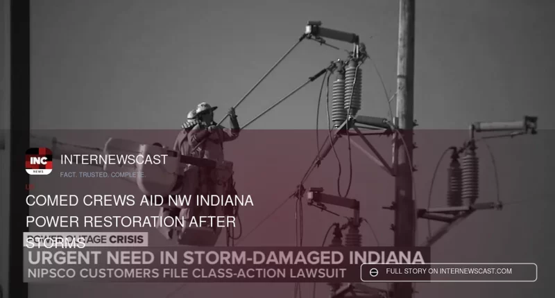 ComEd Crews Aid NW Indiana Power Restoration After Storms - Internewscast Journal