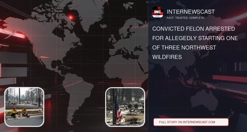Convicted Felon Arrested for Allegedly Starting One of Three Northwest Wildfires - Internewscast Journal