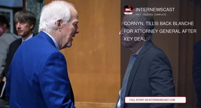 Cornyn, Tillis Back Blanche for Attorney General After Key Deal - Internewscast Journal