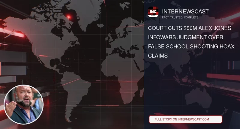 Court Cuts $50M Alex Jones Infowars Judgment Over False School Shooting Hoax Claims - Internewscast Journal