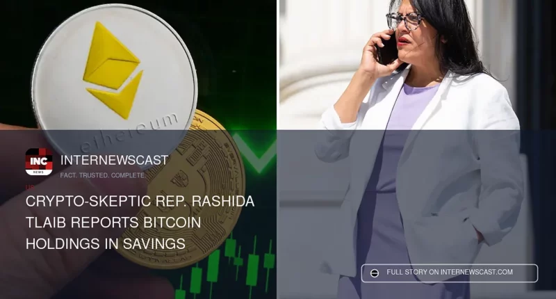 Crypto-Skeptic Rep. Rashida Tlaib Reports Bitcoin Holdings in Savings - Internewscast Journal