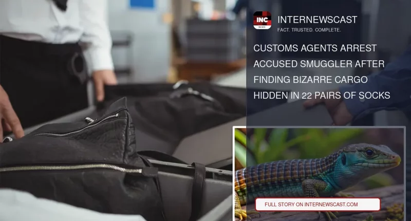 Customs Agents Arrest Accused Smuggler After Finding Bizarre Cargo Hidden in 22 Pairs of Socks - Internewscast Journal