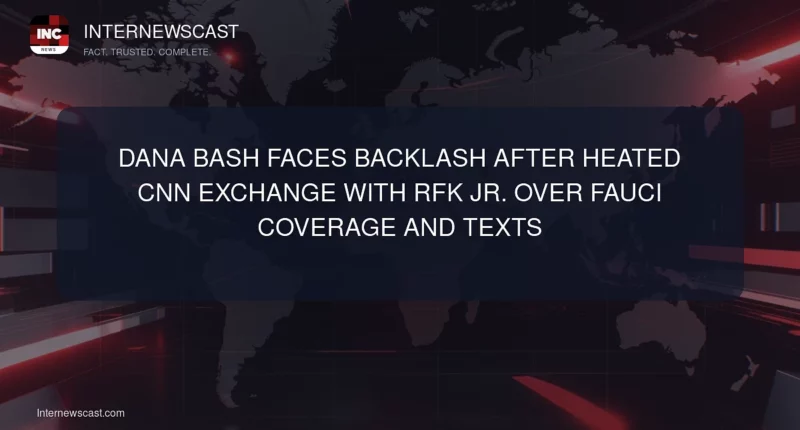 Dana Bash Faces Backlash After Heated CNN Exchange With RFK Jr. Over Fauci Coverage and Texts - Internewscast Journal