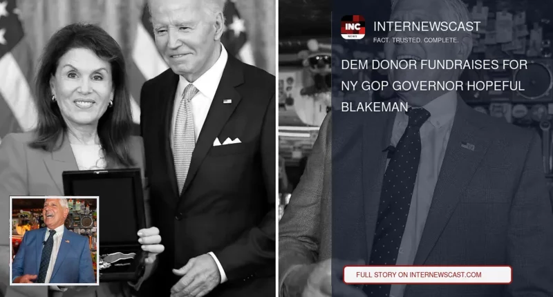 Dem Donor Fundraises for NY GOP Governor Hopeful Blakeman - Internewscast Journal