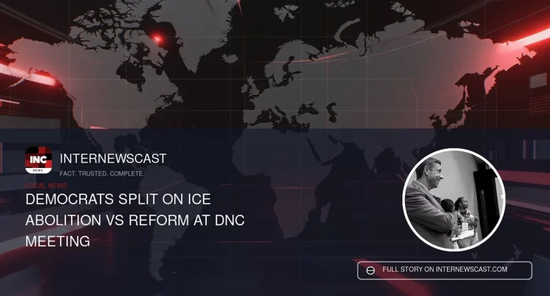 Democrats Split on ICE Abolition vs Reform at DNC Meeting - Internewscast Journal