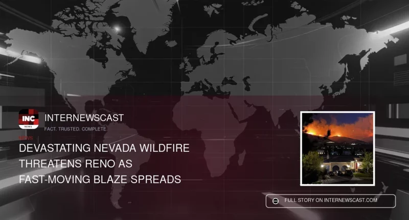 Devastating Nevada Wildfire Threatens Reno as Fast-Moving Blaze Spreads - Internewscast Journal